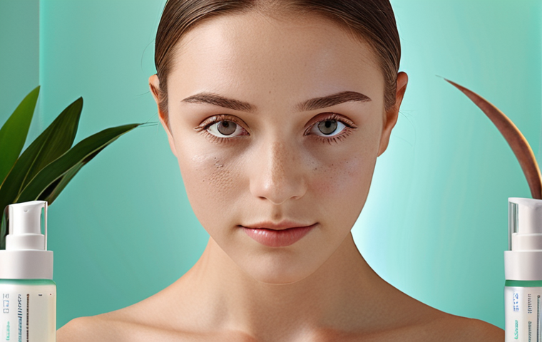 "A thoughtful young individual, representing an aspiring skincare professional, stands at a conceptual crossroads, symbolizing their first career choice. The scene subtly blends elements of scientific innovation (like molecular structures, glowing serums, or advanced diagnostic screens) with the aesthetic appeal of personal wellness (such as healthy skin textures, soft light, and natural plant accents). One path hints at a dermatology clinic with precision tools, another at a tranquil spa with calming elements, and a third at a vibrant retail cosmetics space. The overall mood is one of hope, determination, and the blend of passion and knowledge required in the skincare industry. Realistic, soft focus, professional lighting, conveying a sense of potential and decision."