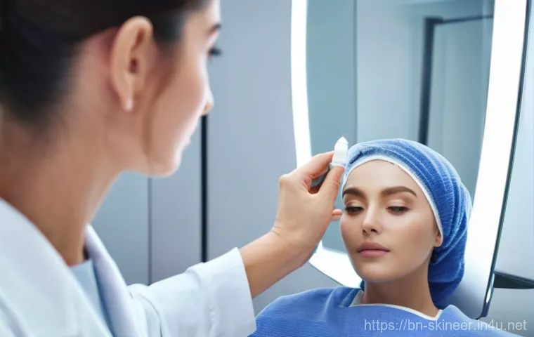 스킨케어 실무 트레이닝 과정 - Here are three detailed image generation prompts in English: